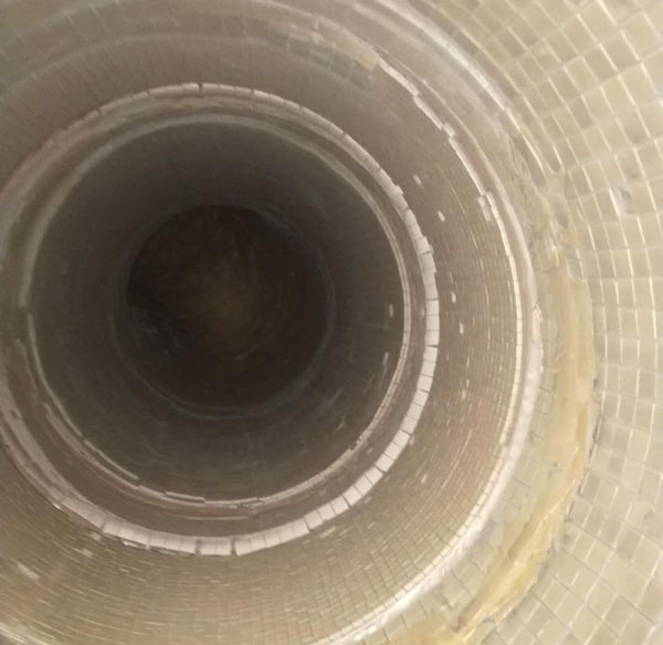 耐磨陶瓷涂料圖片,高溫耐磨澆注料現場,耐磨陶瓷片施工,工程案例